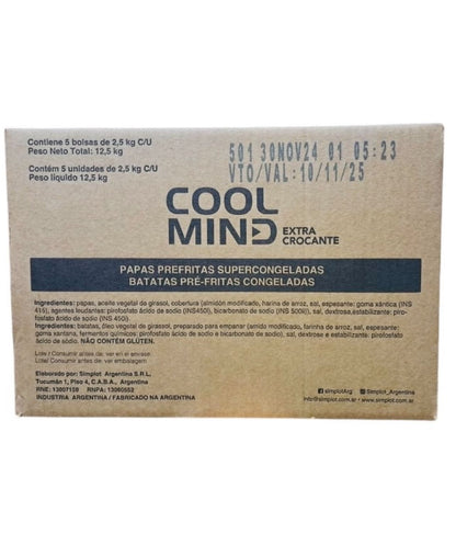 Papas fritas COOL MIND marca SIMPLOT ($2.800 + IVA bolsa de 2.5 kg)